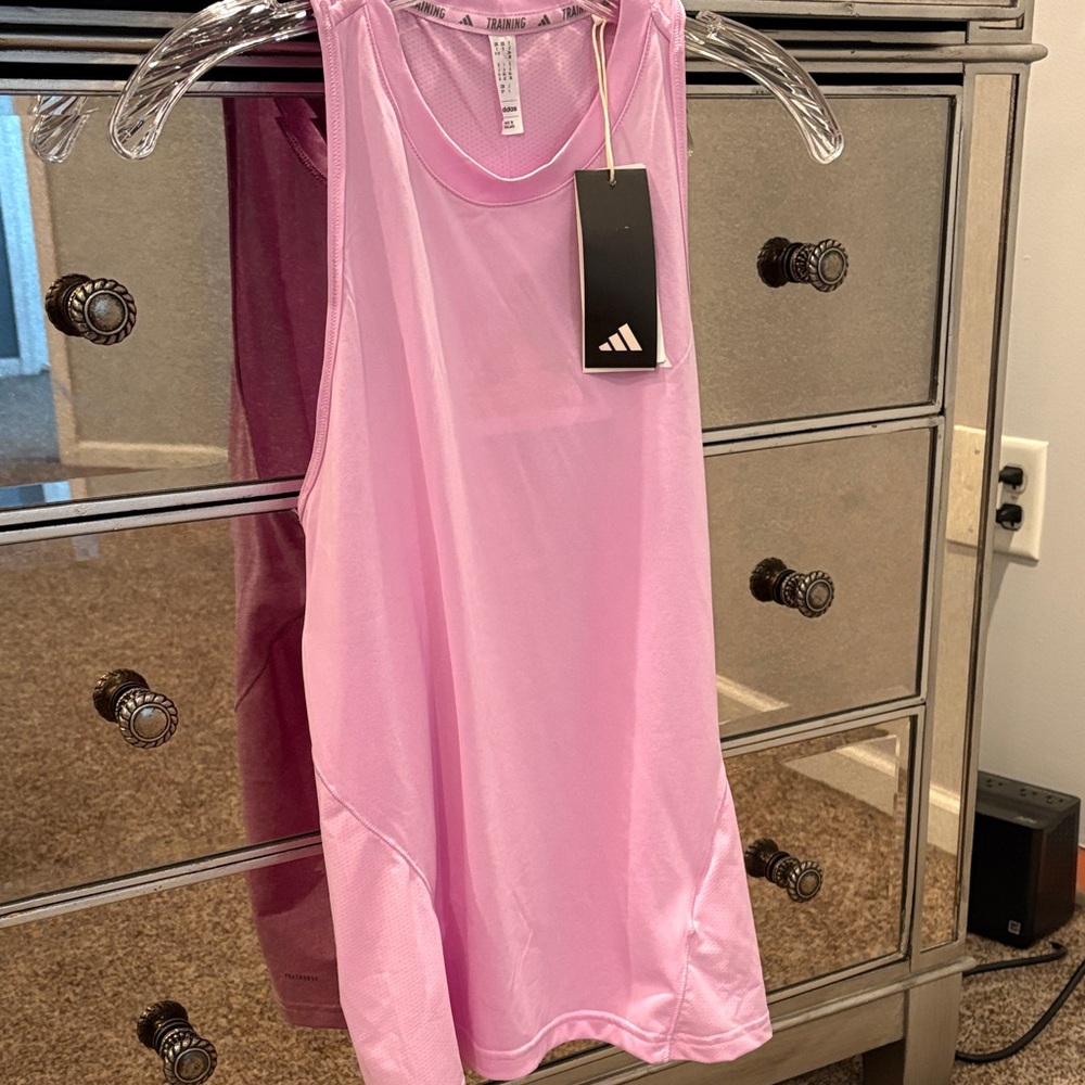 NWT Adidas Light Pink Athletic Tank Size Small